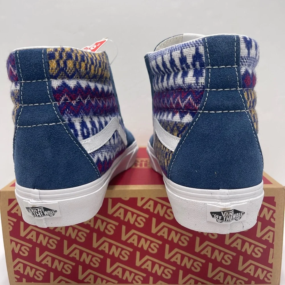 Vans WMNS Sk8-Hi
Fair Isle Biue/Multi Sneakers
VN0A705NBER - Picture 12 of 16